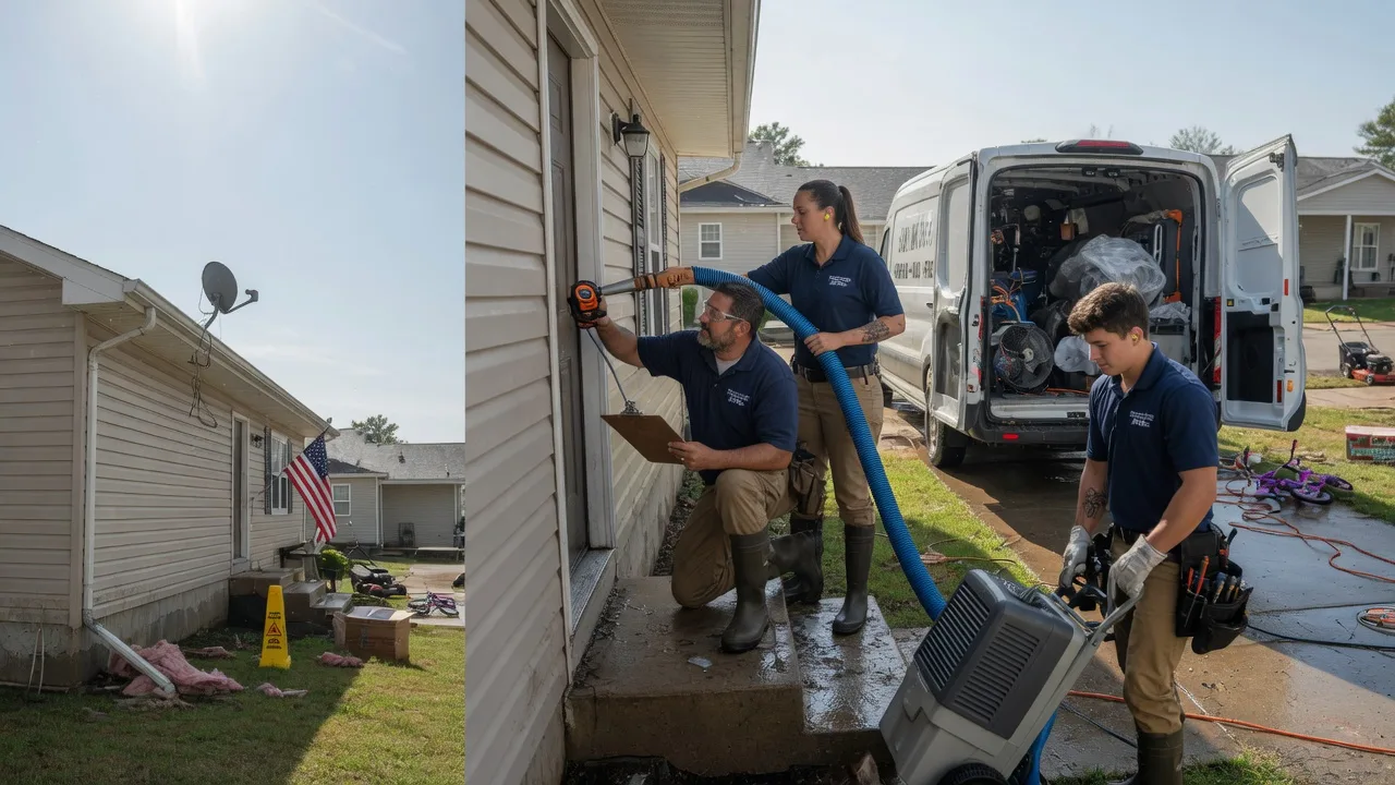 Ceiling Water Damage Restoration in Dekalb, IL near me